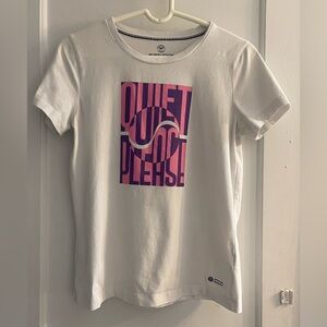 Wimbledon Quiet Please Tee Size Small
